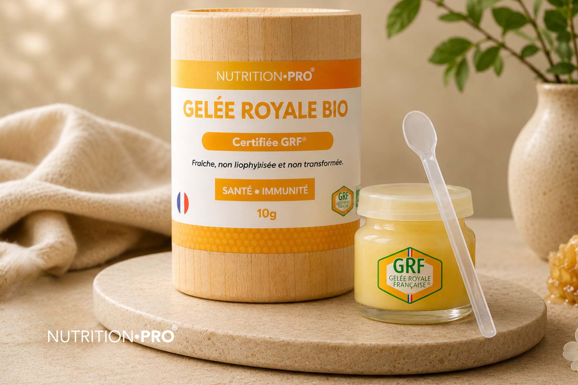 Gelée royale : guide complet composition, 10-HDA, bienfaits et label GRF®