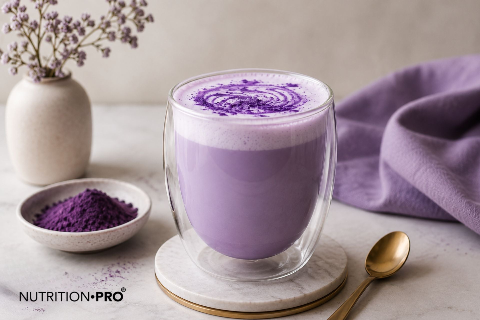 Ube latte : recette, bienfaits et calories (guide)