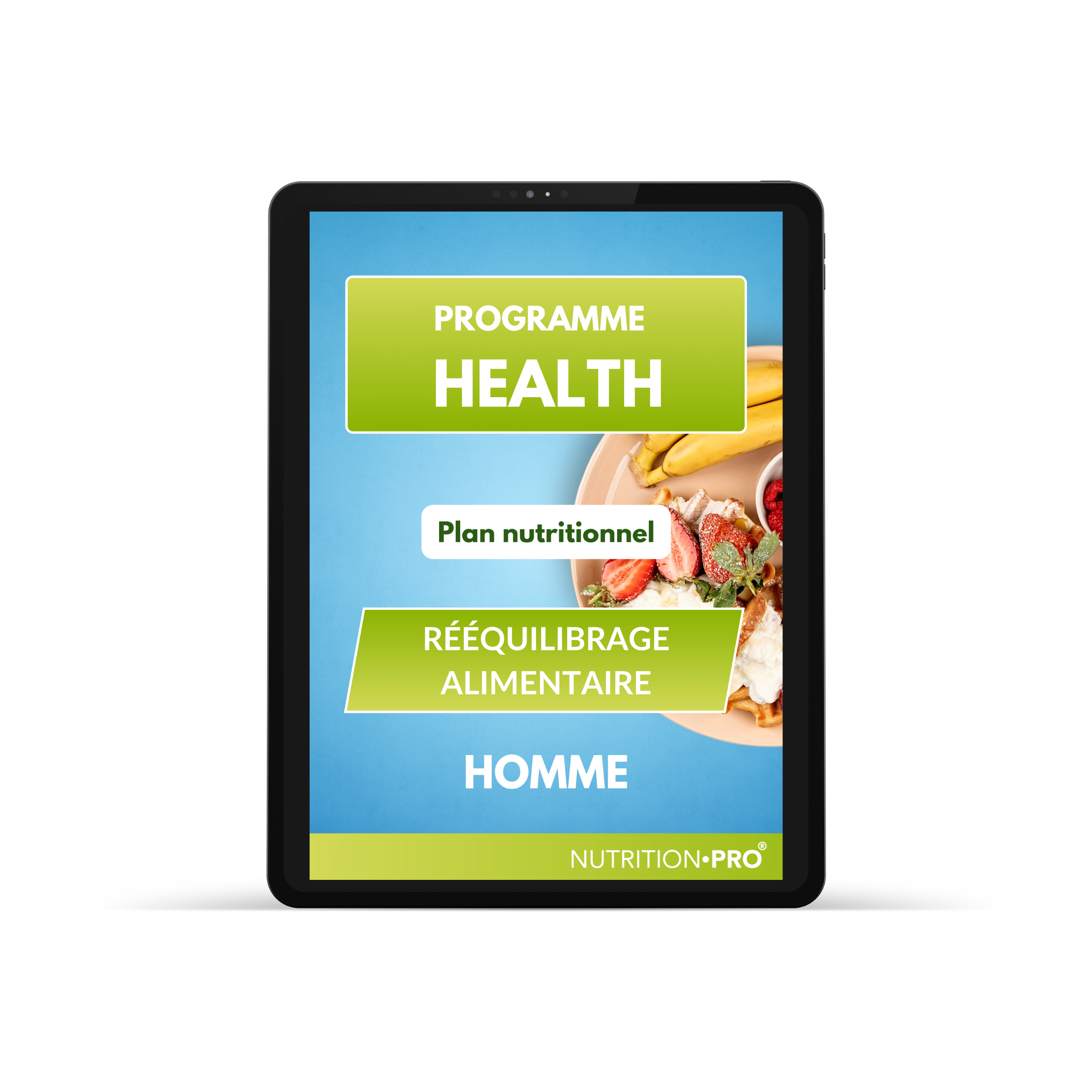 PROGRAMME HEALTH - RÉÉQUILIBRAGE ALIMENTAIRE (VERSION HOMME)