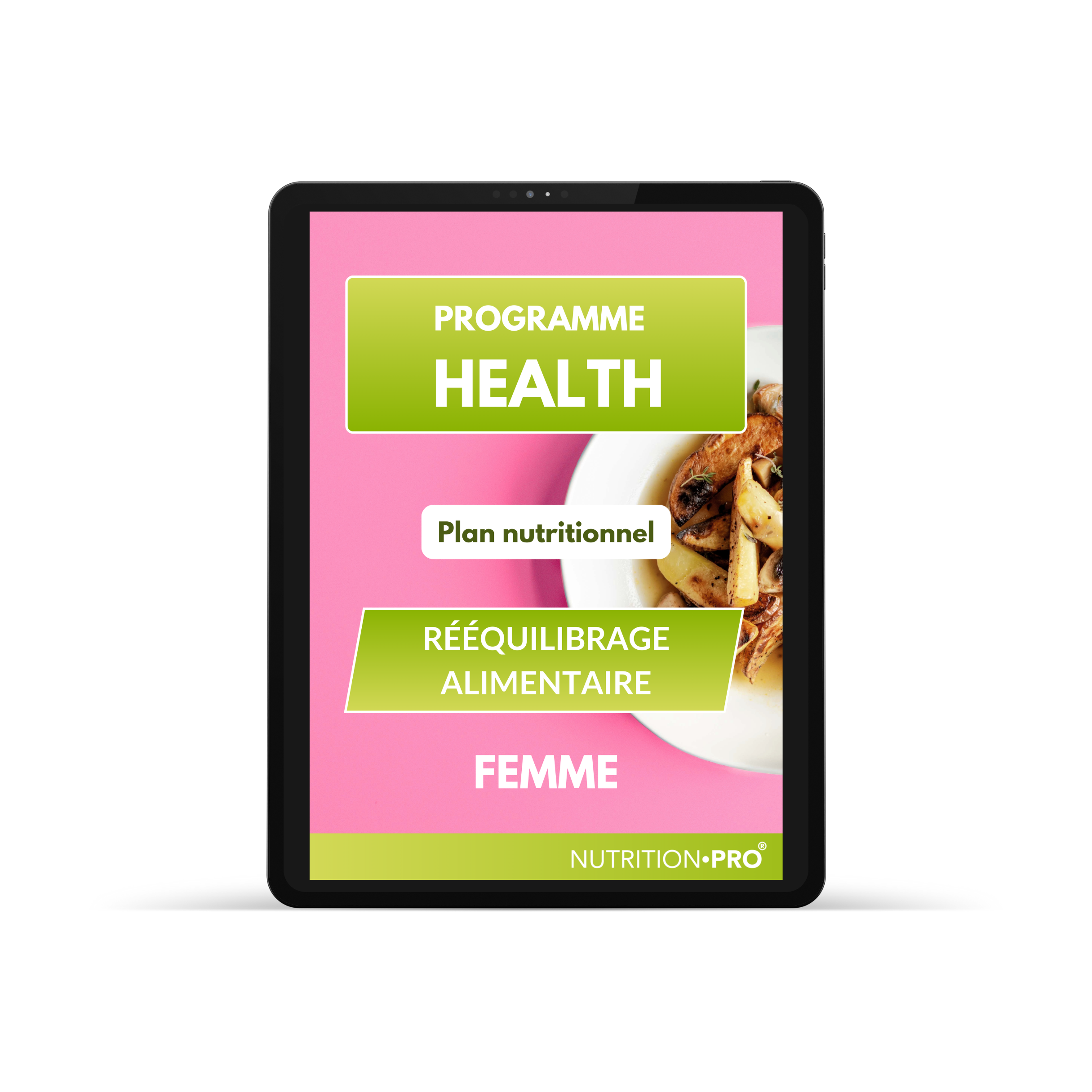 PROGRAMME HEALTH - RÉÉQUILIBRAGE ALIMENTAIRE (VERSION FEMME)