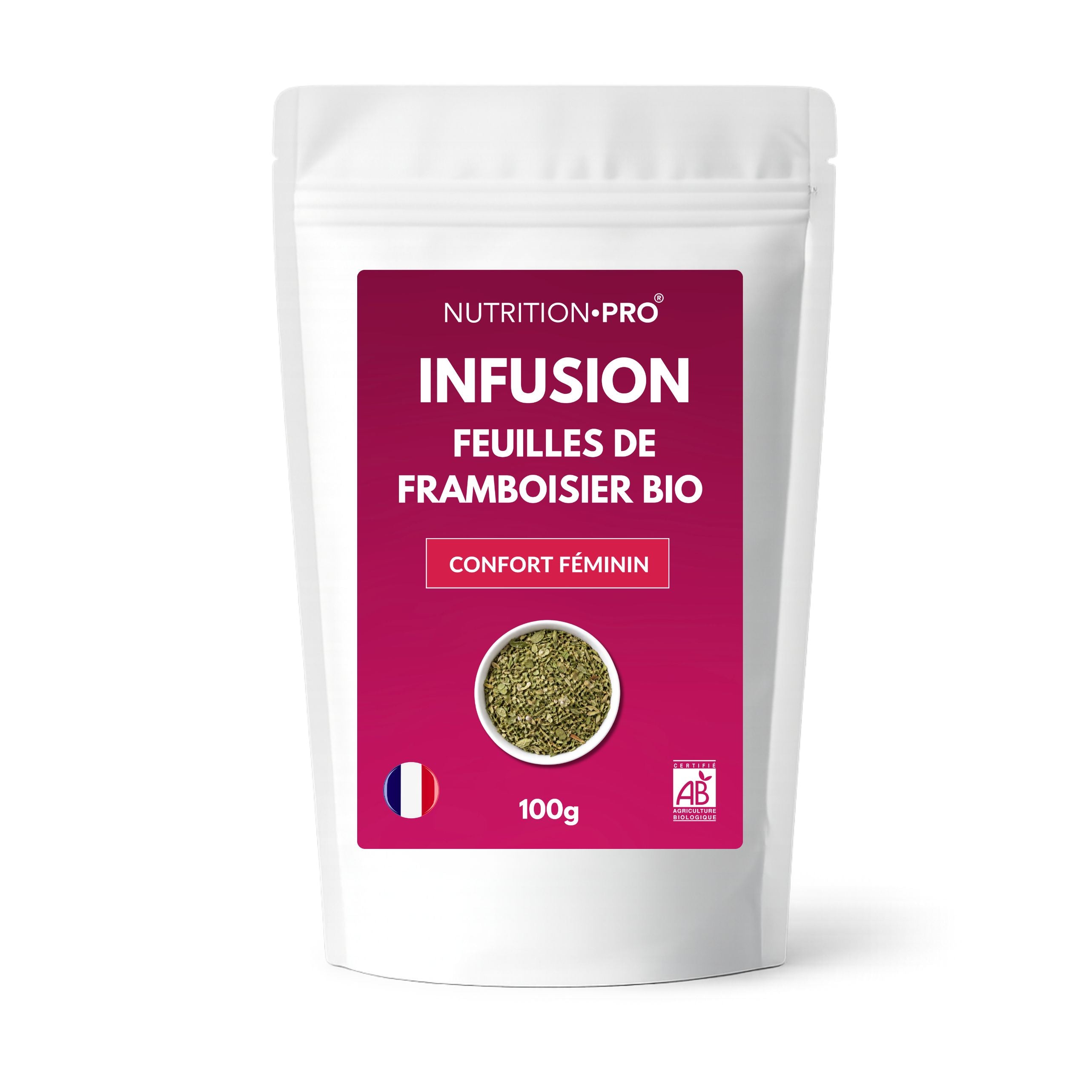 INFUSION FEUILLES DE FRAMBOISIER BIO - 100G