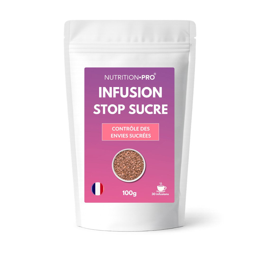 Infusion Stop Sucre 100g Nutrition•pro – tisane bio anti-fringales pour réduire les envies de sucre