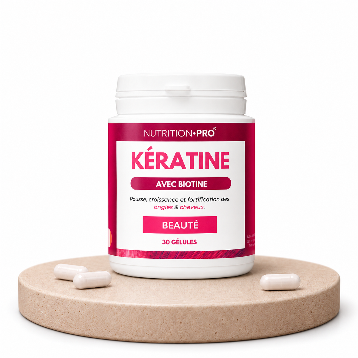 QUERATINA • BIOTINA - 30 CÁPSULAS