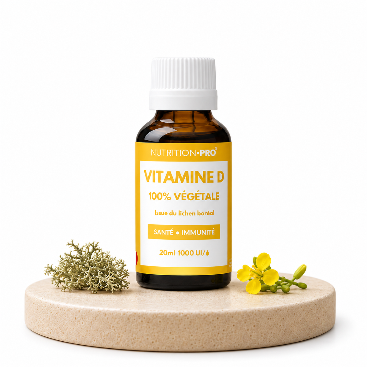 FLÜSSIGES VITAMIN D3 100% PFLANZLICH - 20ML