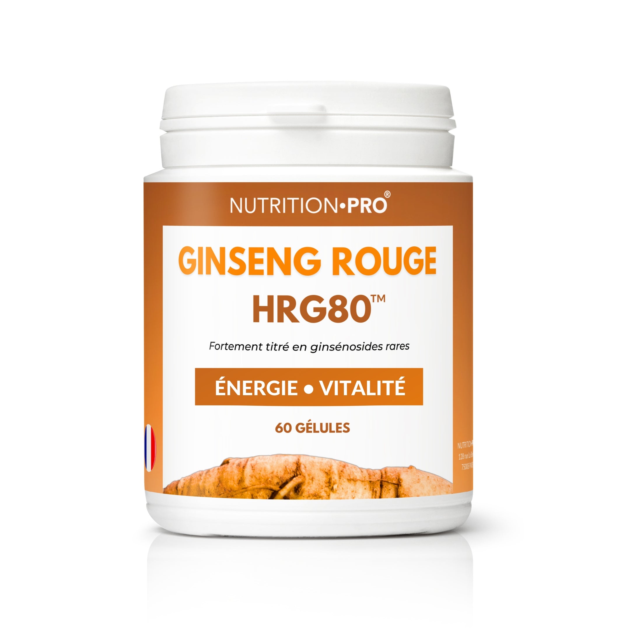 GINSENG ROUGE HRG80™ - 60 GÉLULES
