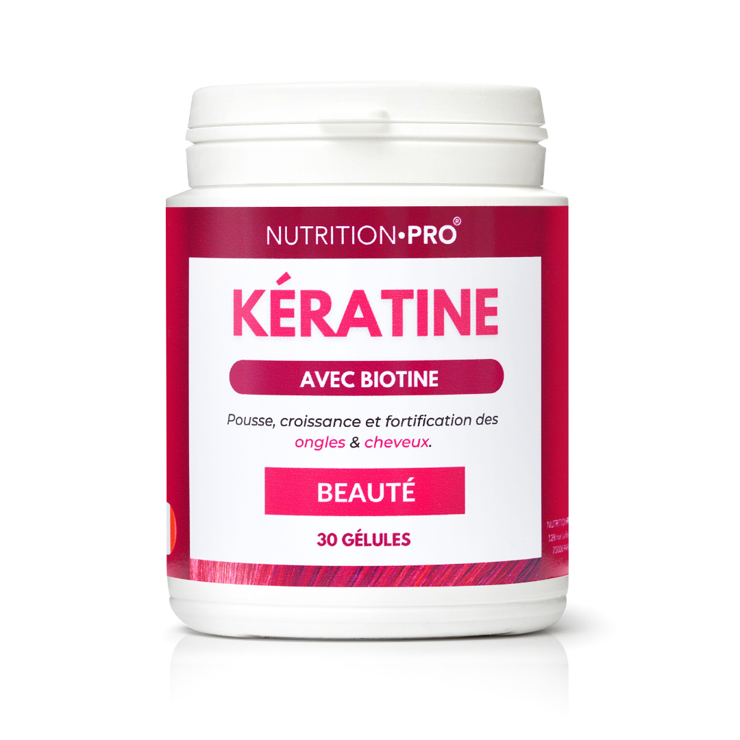 KÉRATINE • BIOTINE - 30 GÉLULES