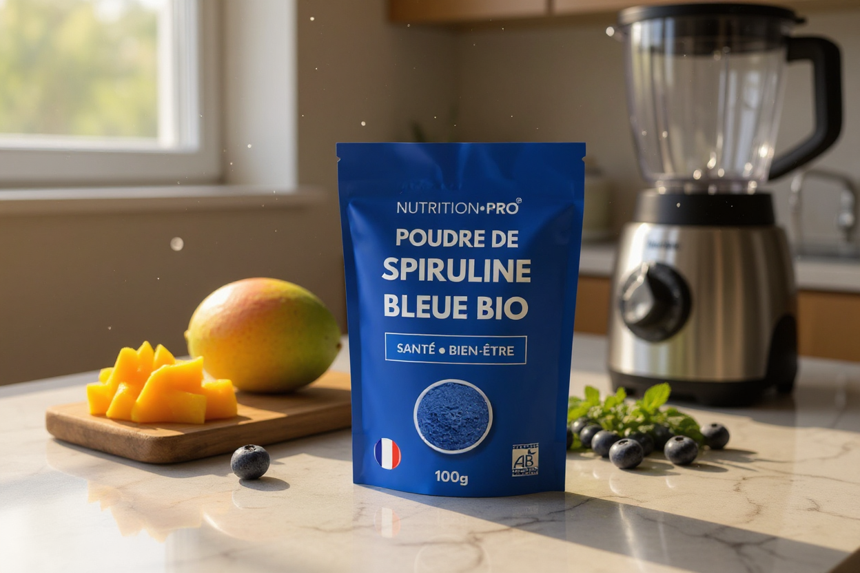 Phycocyanine : le pigment bleu qui stimule naturellement la dopamine ?