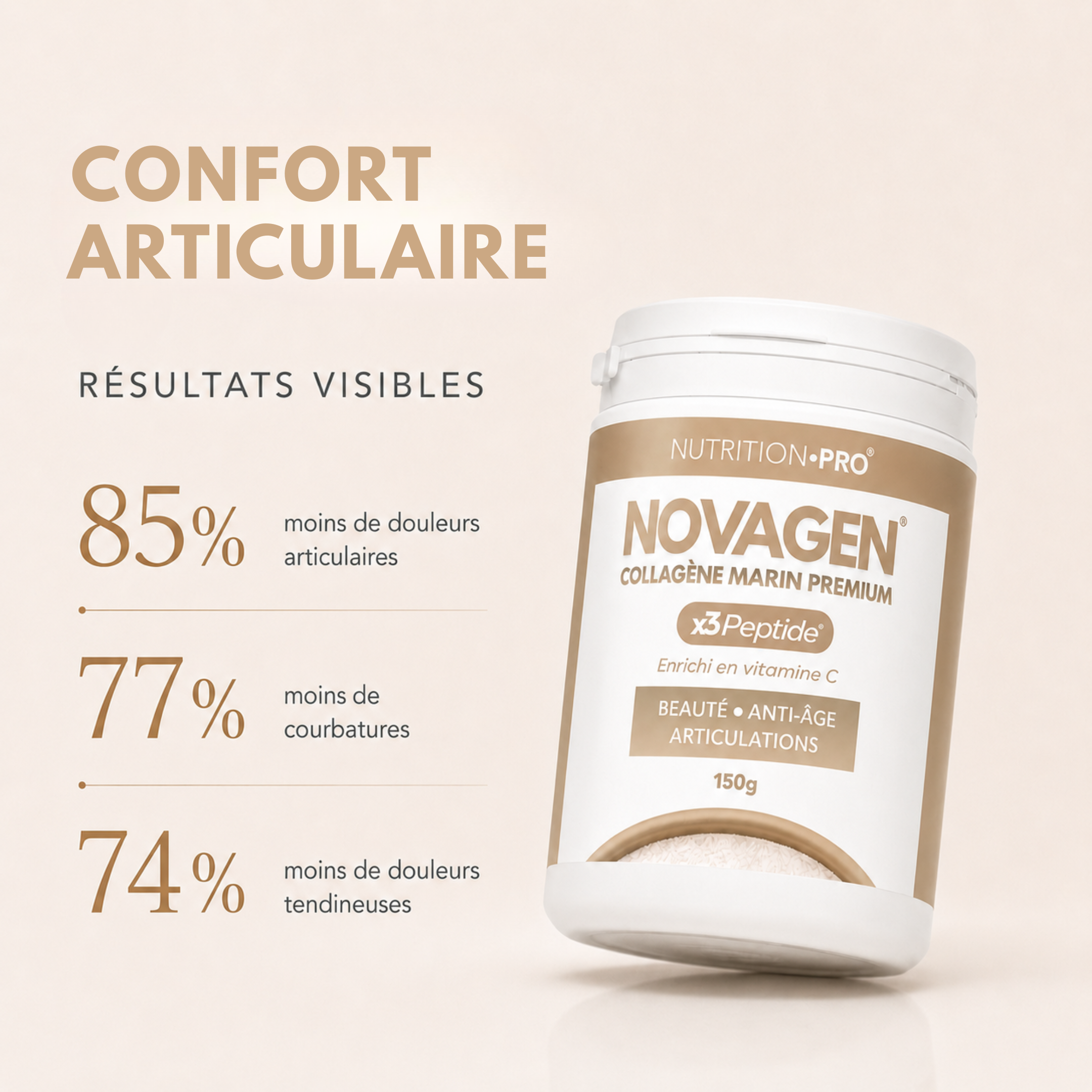 NOVAGEN® • COLLAGÈNE MARIN PREMIUM (TRIPEPTIDE)