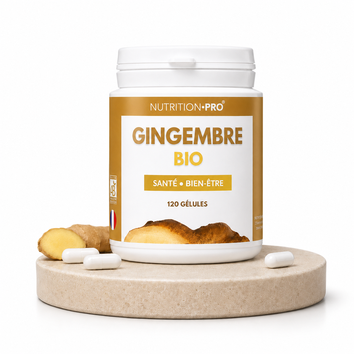 ORGANIC GINGER - 120 CAPSULES