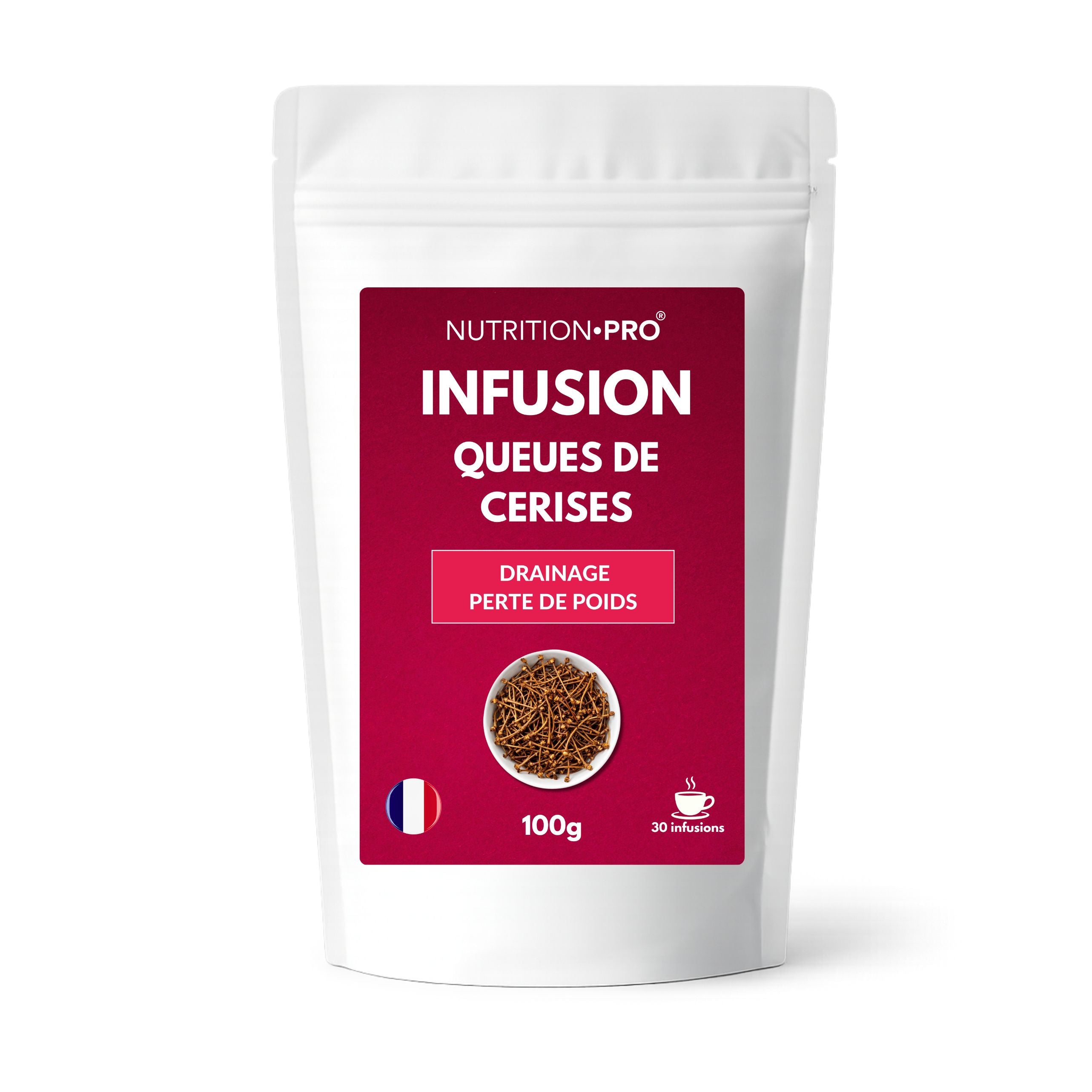 INFUSION QUEUES DE CERISES - 100G