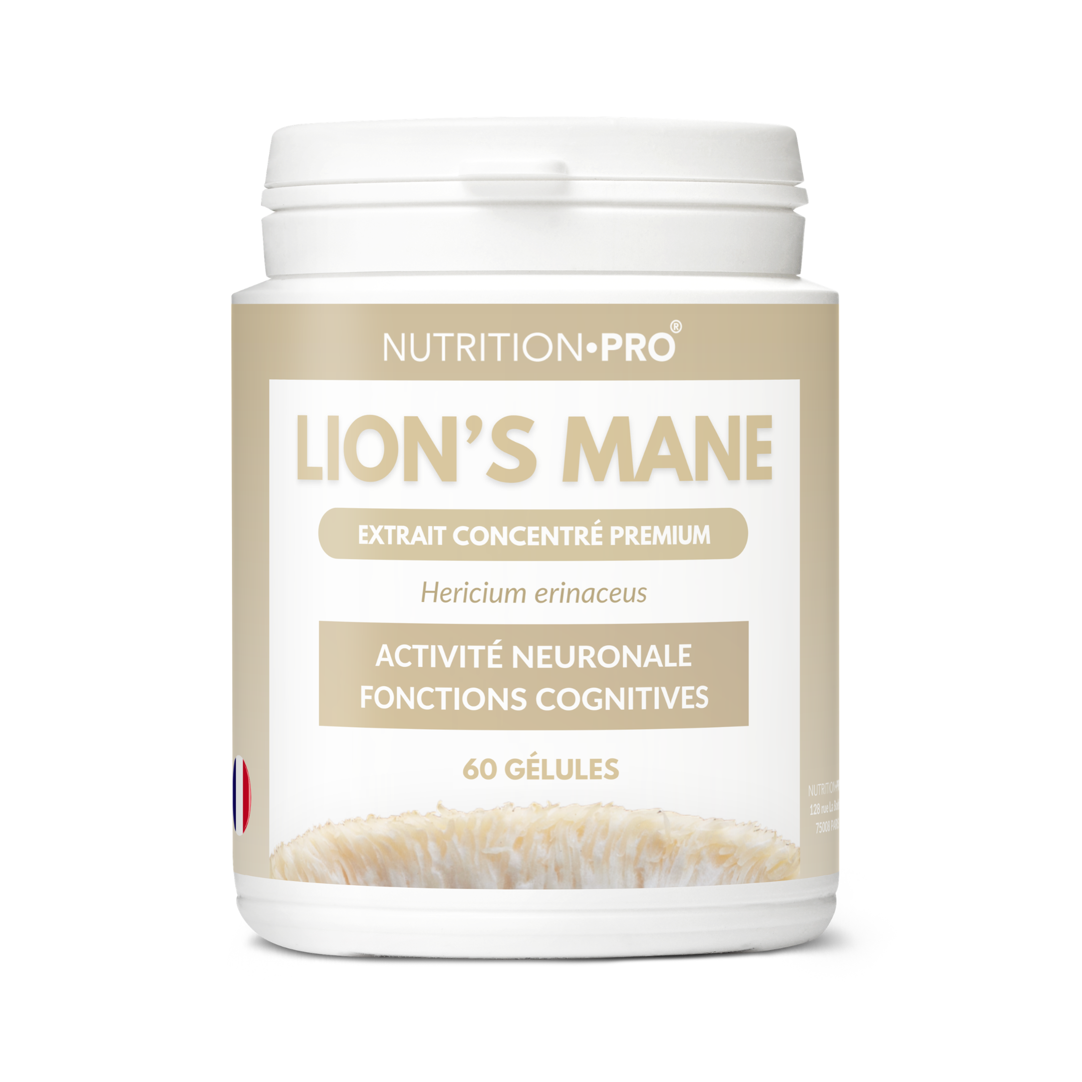 LION'S MANE (HERICIUM) - 60 GÉLULES
