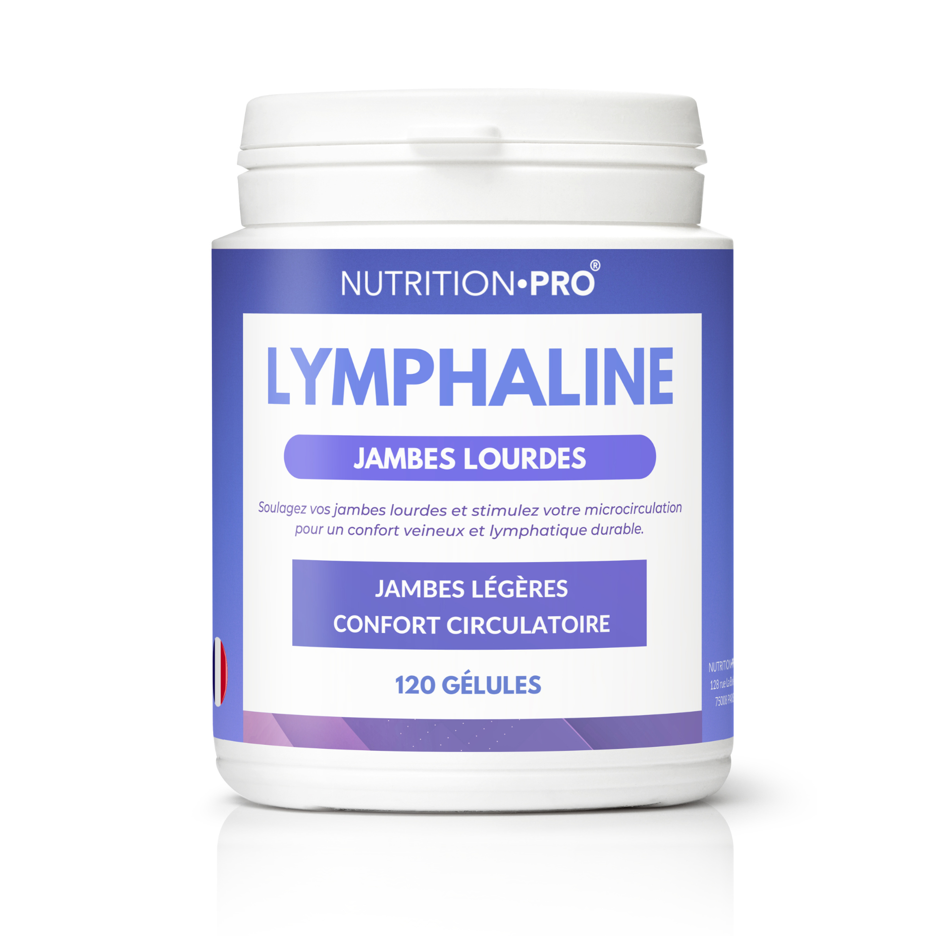 Lymphaline 120 gélules Nutrition•pro – circulation veineuse et confort jambes légères